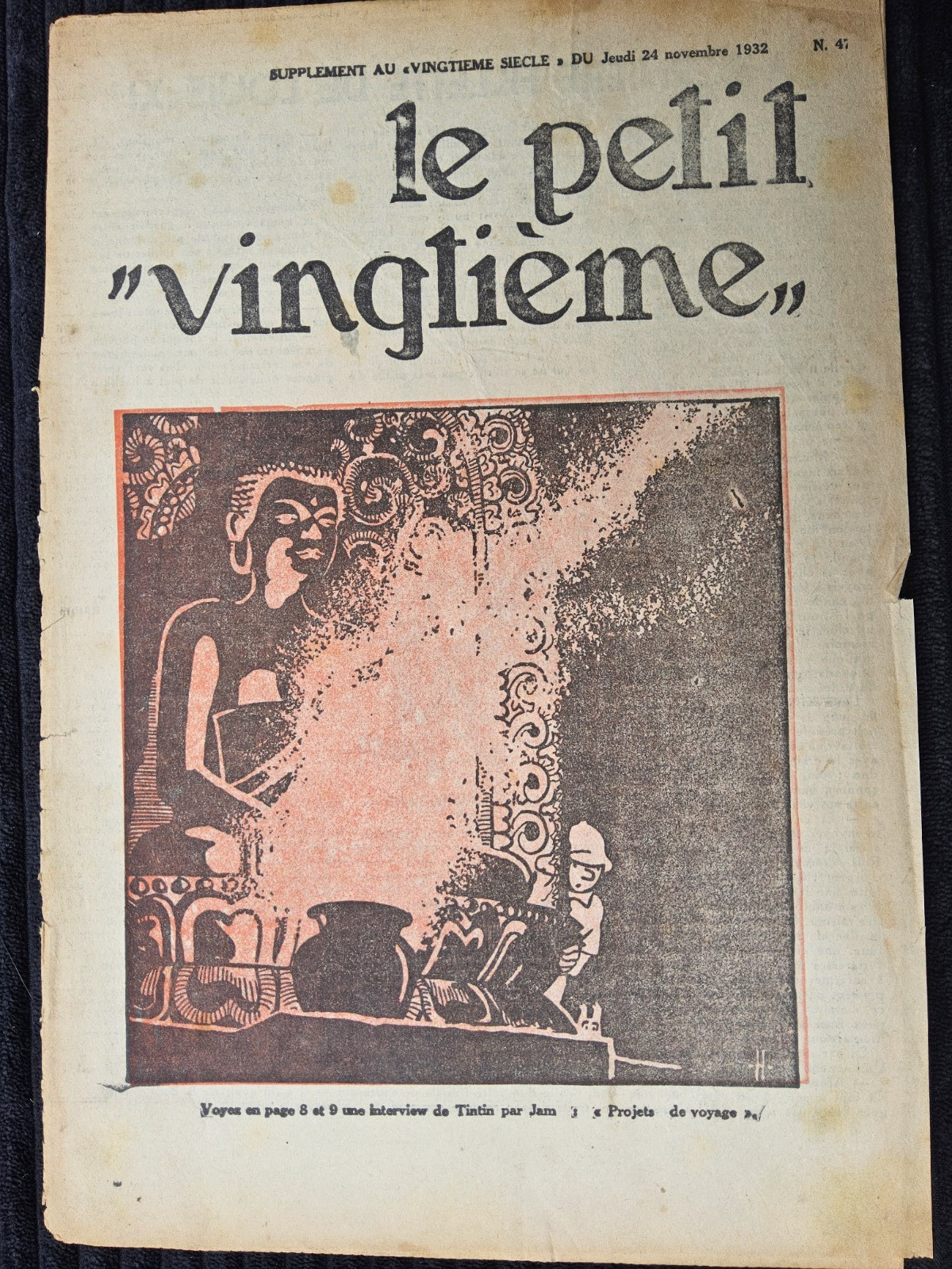 Tintin - Petit Vingtième - Numéro 47 de 1932