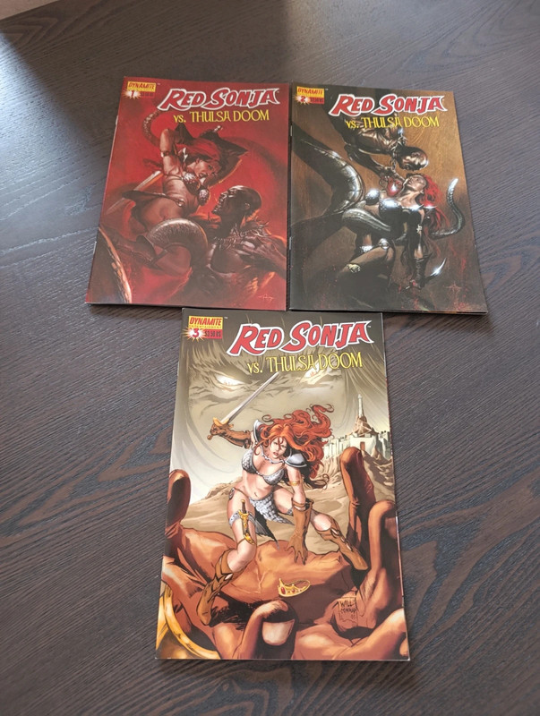 Red Sonja vs Thulsa Doom #1, #2 e #3