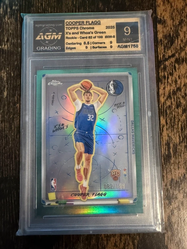 Cooper Flagg X’s Aqua Refractor /199 NBA