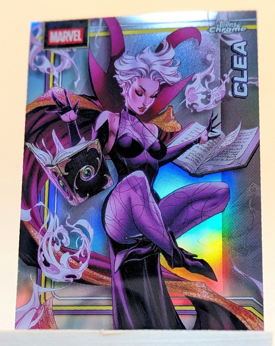 Clea 2026 Topps Chrome Marvel Comics #107 rifrattore