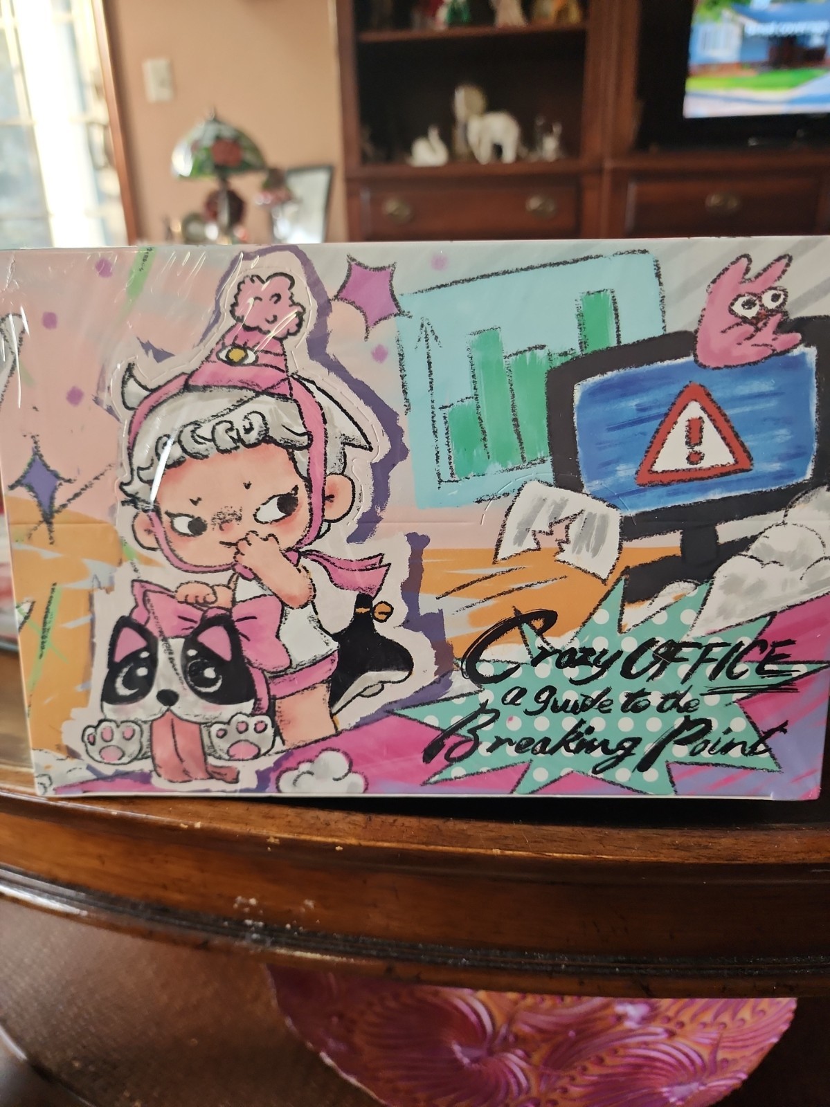 HEYONE JUANJUAN Crazy Office Breaking Point Figure Factory Sealed Blind Box Case