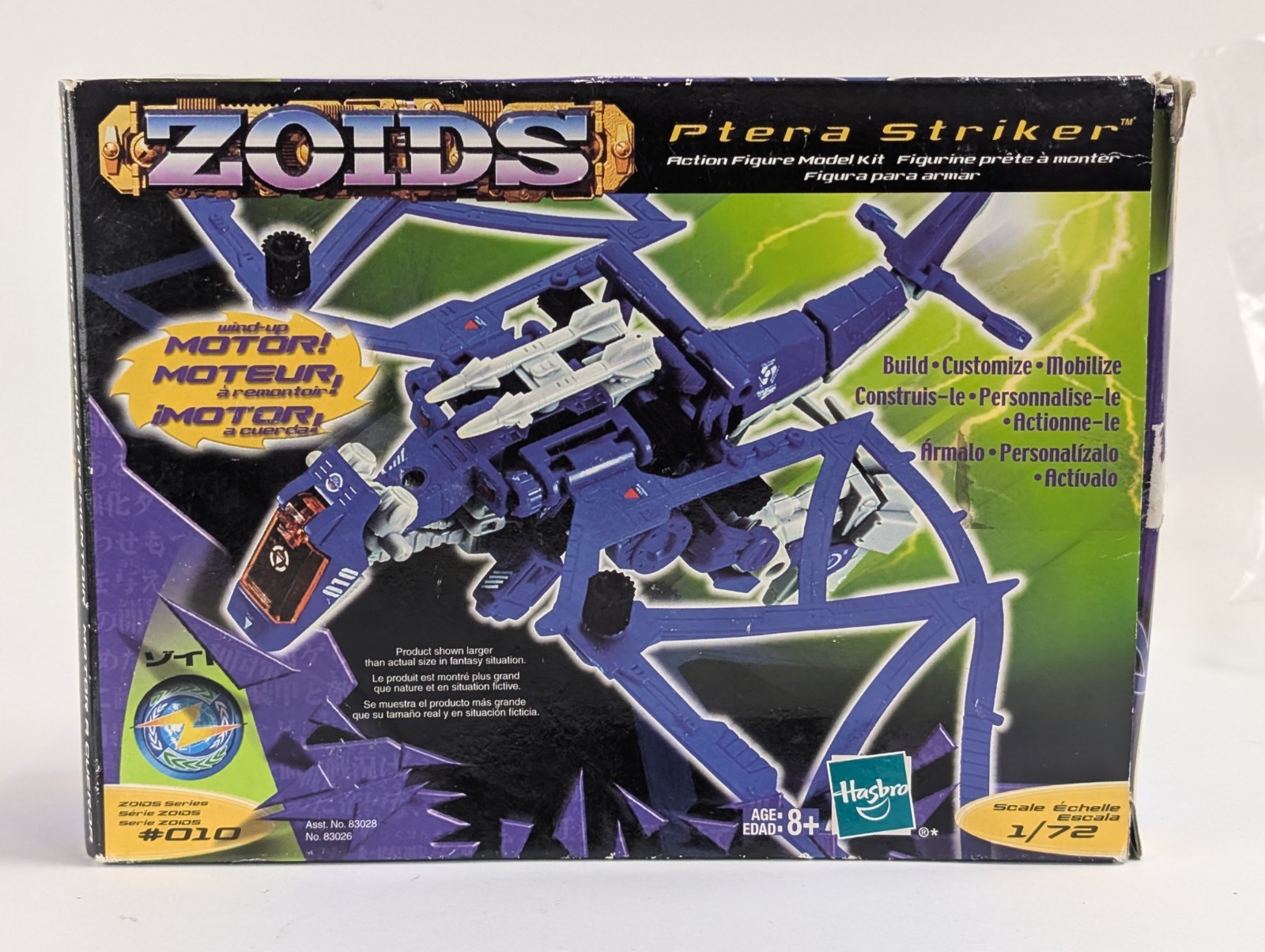 Zoids Hasbro Action Figure Model Kit #010 Ptera Striker (aperto assemblato)