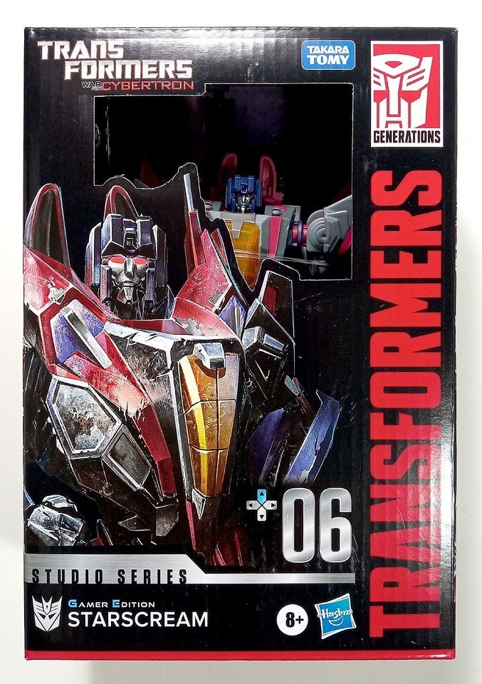 Transformers Studio Series Gamer ED. STARSCREAM  +06 action figure New Free Ship