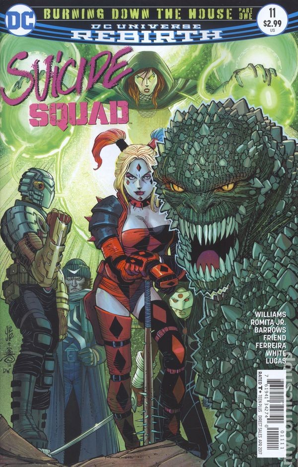 Suicide Squad #11A Romita quasi nuovo 2017 immagine stock