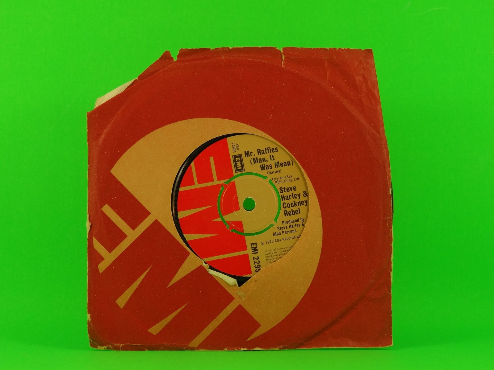 STEVE HARLEY AND COCKNEY REBEL MR RAFFLES (MAN IT WAS MEAN) (144) 2 Track 7" Sin