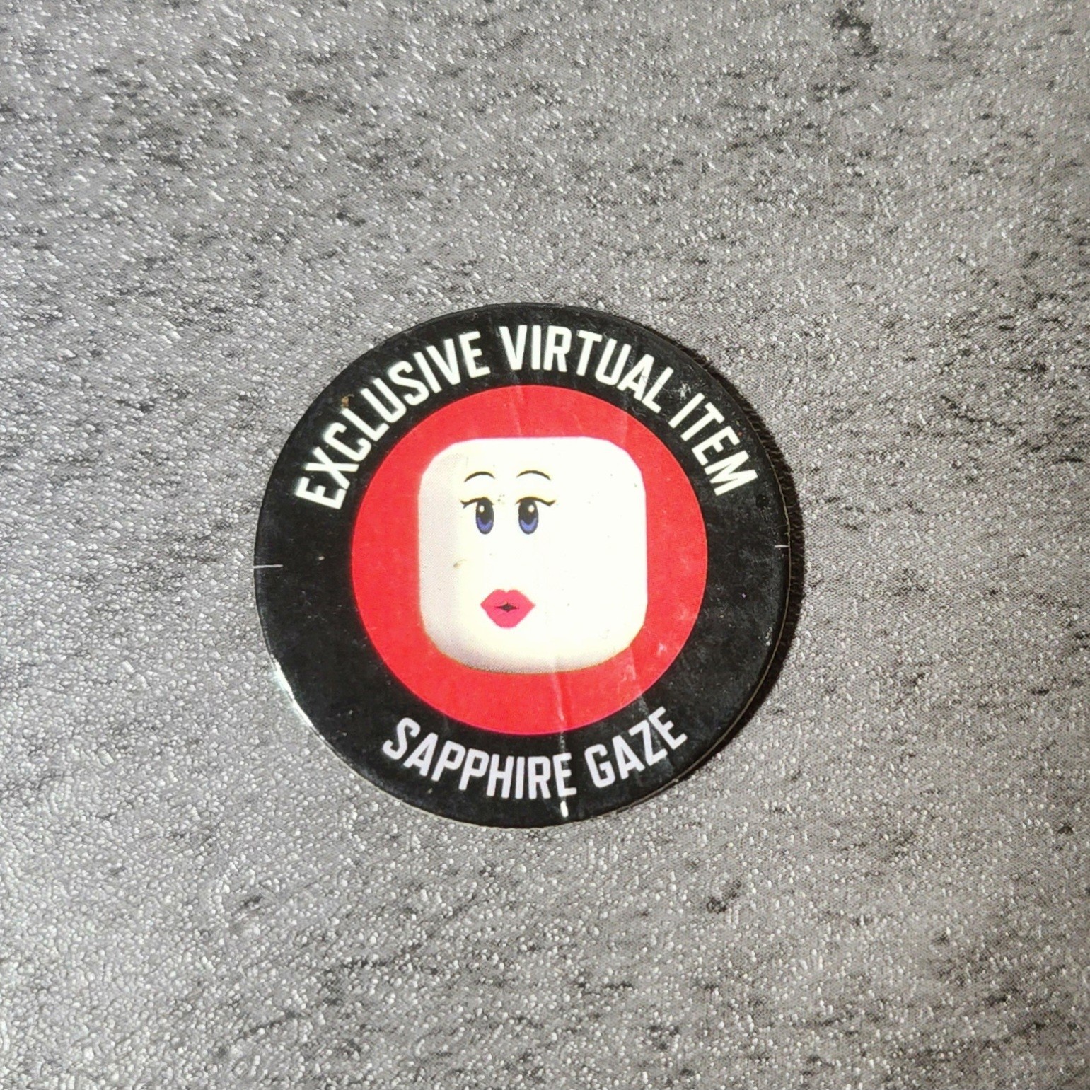 Roblox Sapphire Gaze Face Toy Code Unscratched Jazzwares Rare New