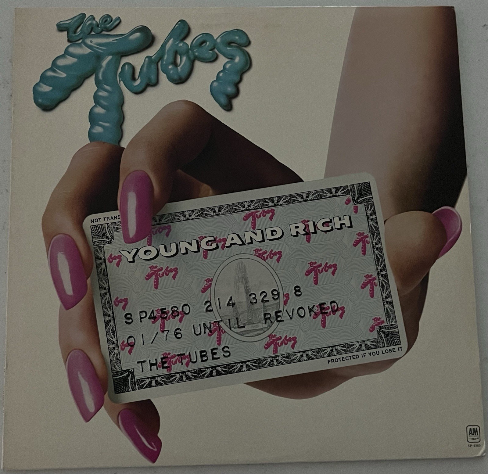 The Tubes~Young & Rich/LP-EX Vinyl/NM Cover/NM Labels/NM Band Sleeve