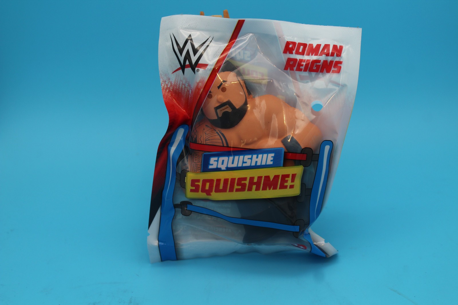 WWE Squishie Squishme! Figurina lottatore Roman Reigns NUOVA SIGILLATA