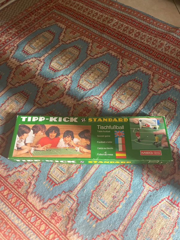 Tipp kicj standard Gioco da tavolo vintage Tipp-Kick di calcio, prodotto da Mieg