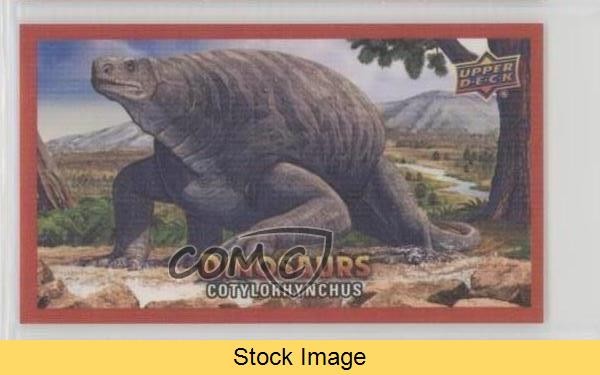 2015 Upper Deck Dinosaurs Canvas Mini Extinction Red Cotylorhynchus #97 READ o1h