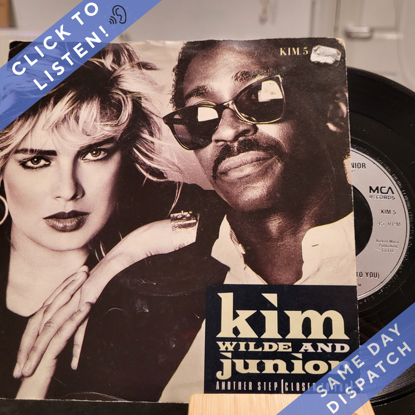 Kim Wilde & Junior – Another Step (Closer To You) (1987)  - 7" Vinyl - VG+/VG+