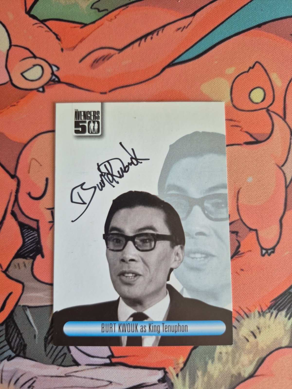 The Avengers Burt Kwouk Autograph Trading Card AVBK (Unstoppable, 2012)