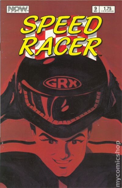 Speed Racer #9 FN- 5.5 1988 Immagine Stock Basso Grado