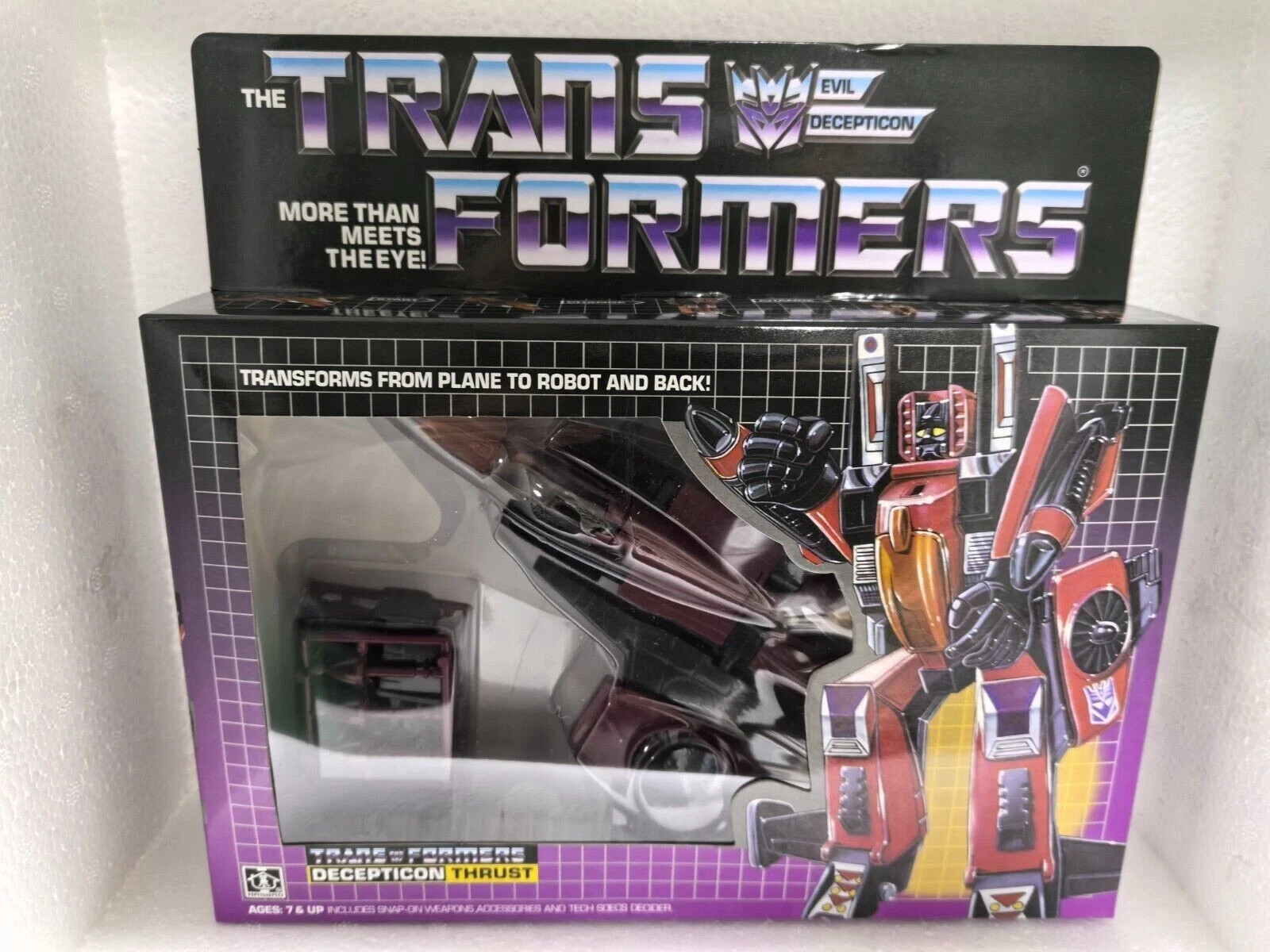 TRANSFORMERS G1 Reissue Thrust MISB spedizione gratuita SpeedPAK