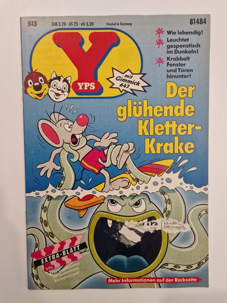 Quaderno YPS n.643 senza espediente, con Lucky Luke, Robin Ausdewald, Pif ed Ercole