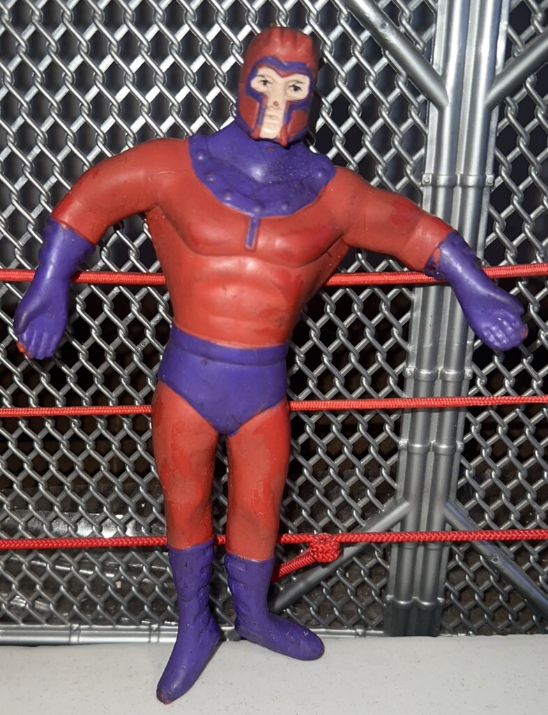 Uncanny X-Men Magneto Bend-Ems Marvel Comics 6" Just Toys Figura Pieghevole 1991