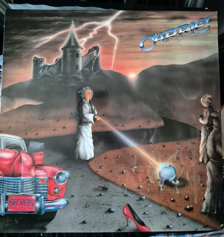 Carrie Secrets 1986 German heavy metal vinyl record