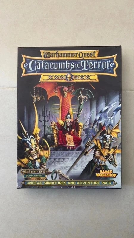 Warhammer Quest 1995 – Catacombs of Terror – Extension complète – Games Workshop