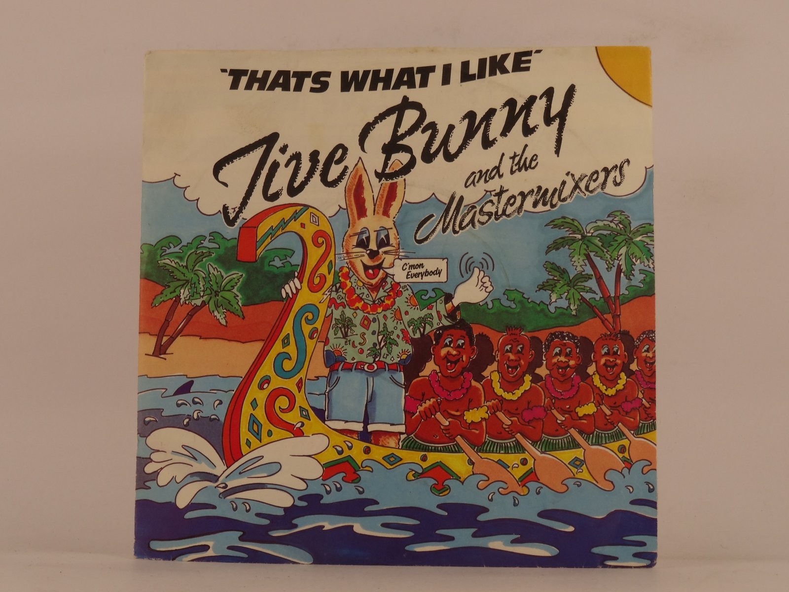 JIVE BUNNY AND THE MASTERMIXERS THATS WHAT I LIKE / PRETTY BLUE EYES (120) 2 Tra