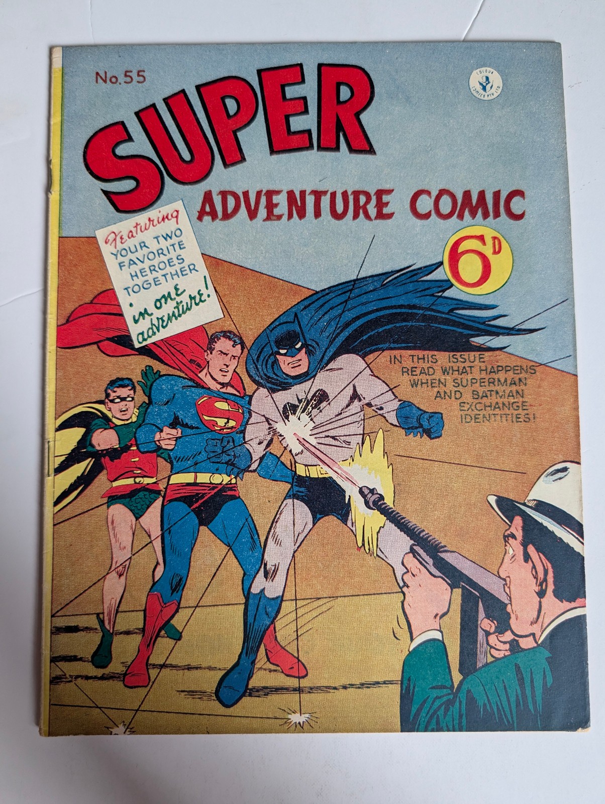 Super Adventure Comic #55, c.1950s, Australian K.G. Murray, Atlas