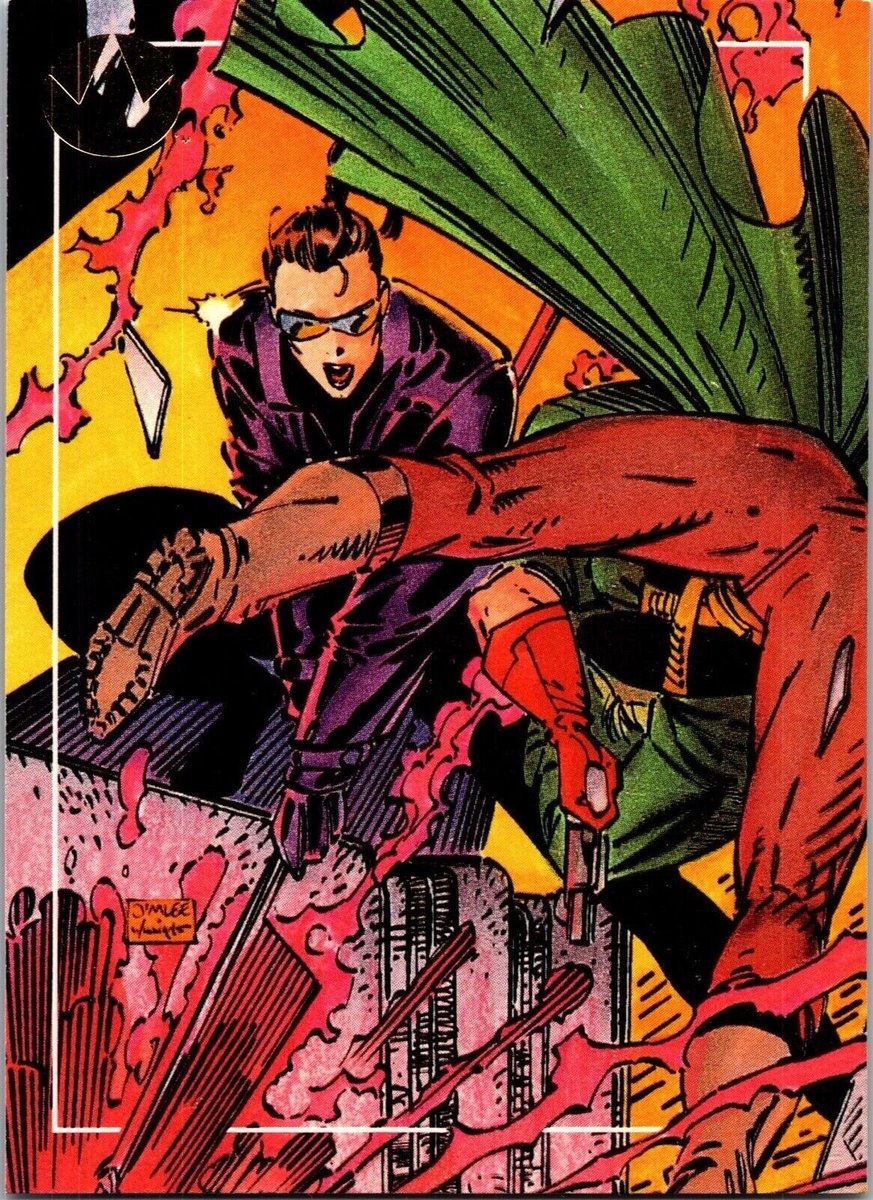 1993 WildC.A.T.S The battle in the strip club co 22 Topps Trading Card TC CC
