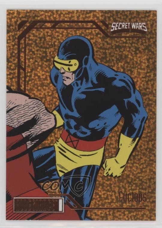 2024 Allegiance: Marvel Secret Wars 1984 Orange Glitter 129/199 Cyclops #48 1u6