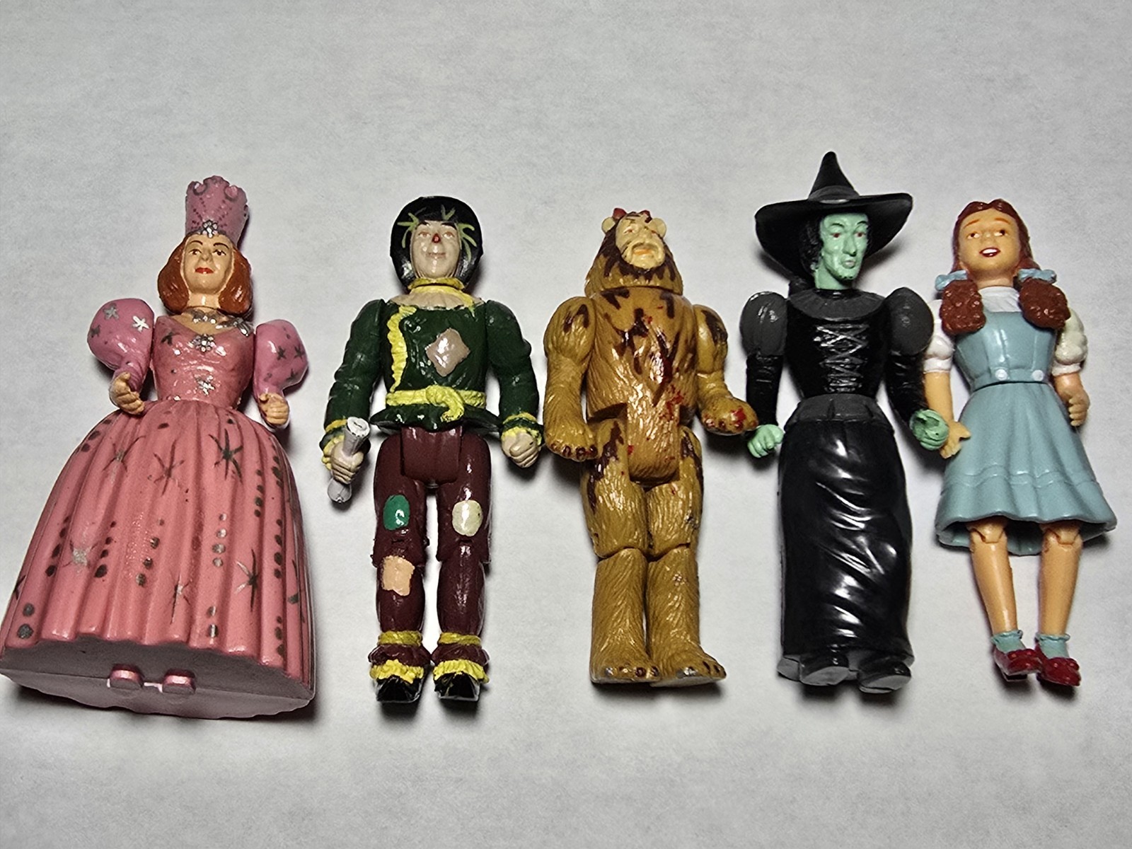 Set action figure vintage Il Mago di Oz 1988 MGM/UA Turner Dorothy Spaventapasseri