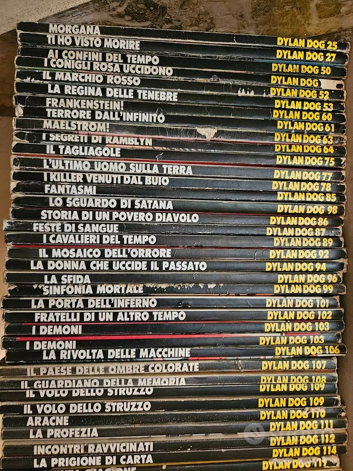 Dylan Dog lotto 165 albi serie regolare Bonelli dal n. 17 al 315 + n.200 colori