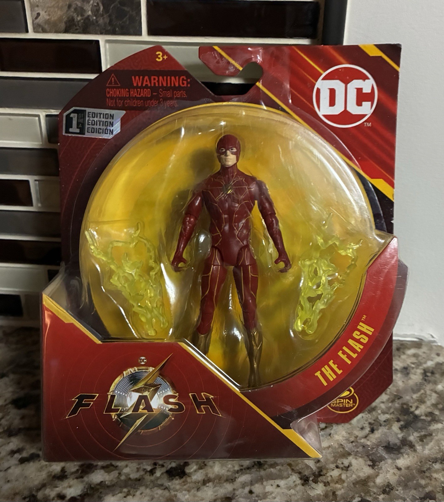Spin Master DC The Flash Action Figure 1° Edizione con 2 Accessori 2022