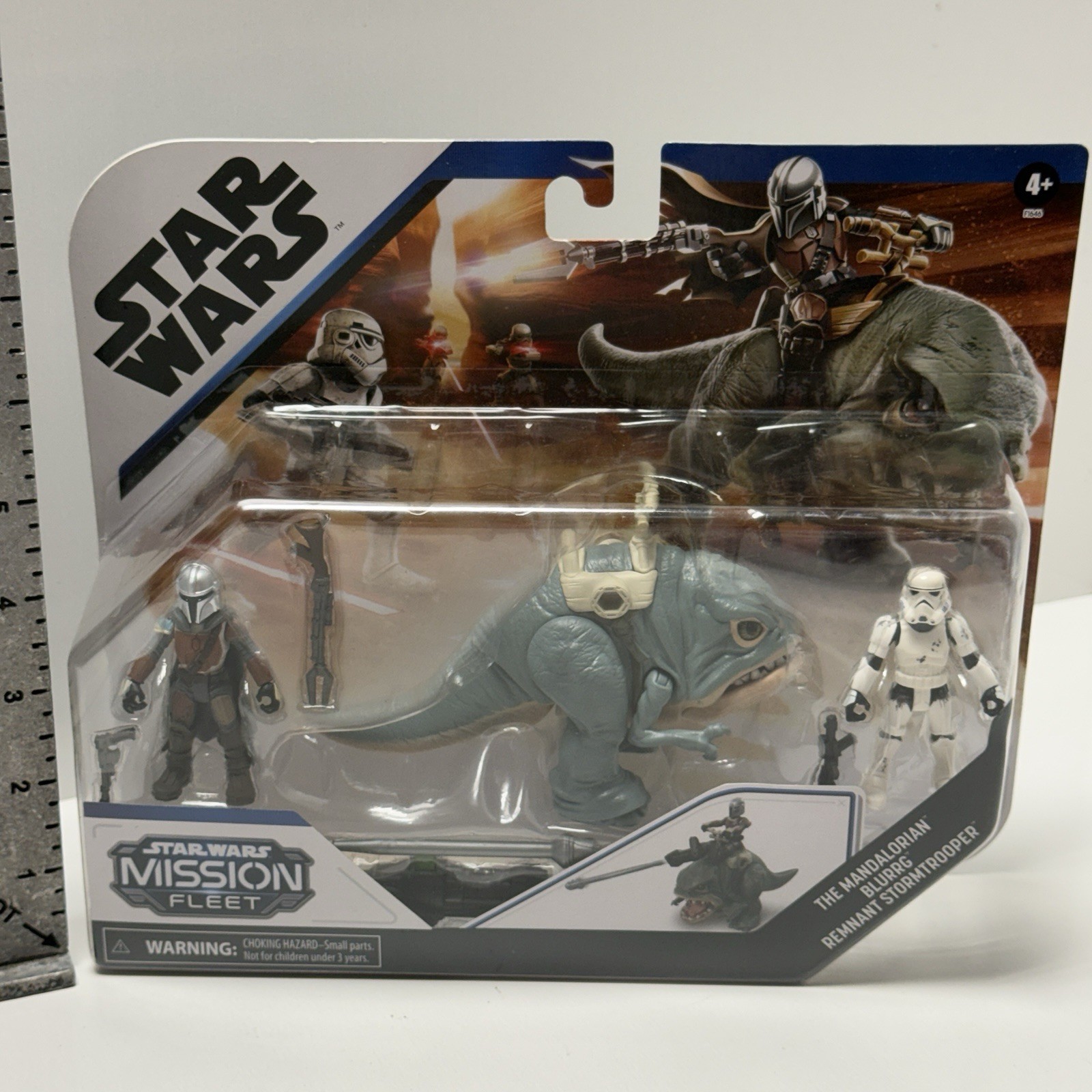 Star Wars Mission Fleet Mandalorian Blurrg Remnant Stormtrooper Figure Set