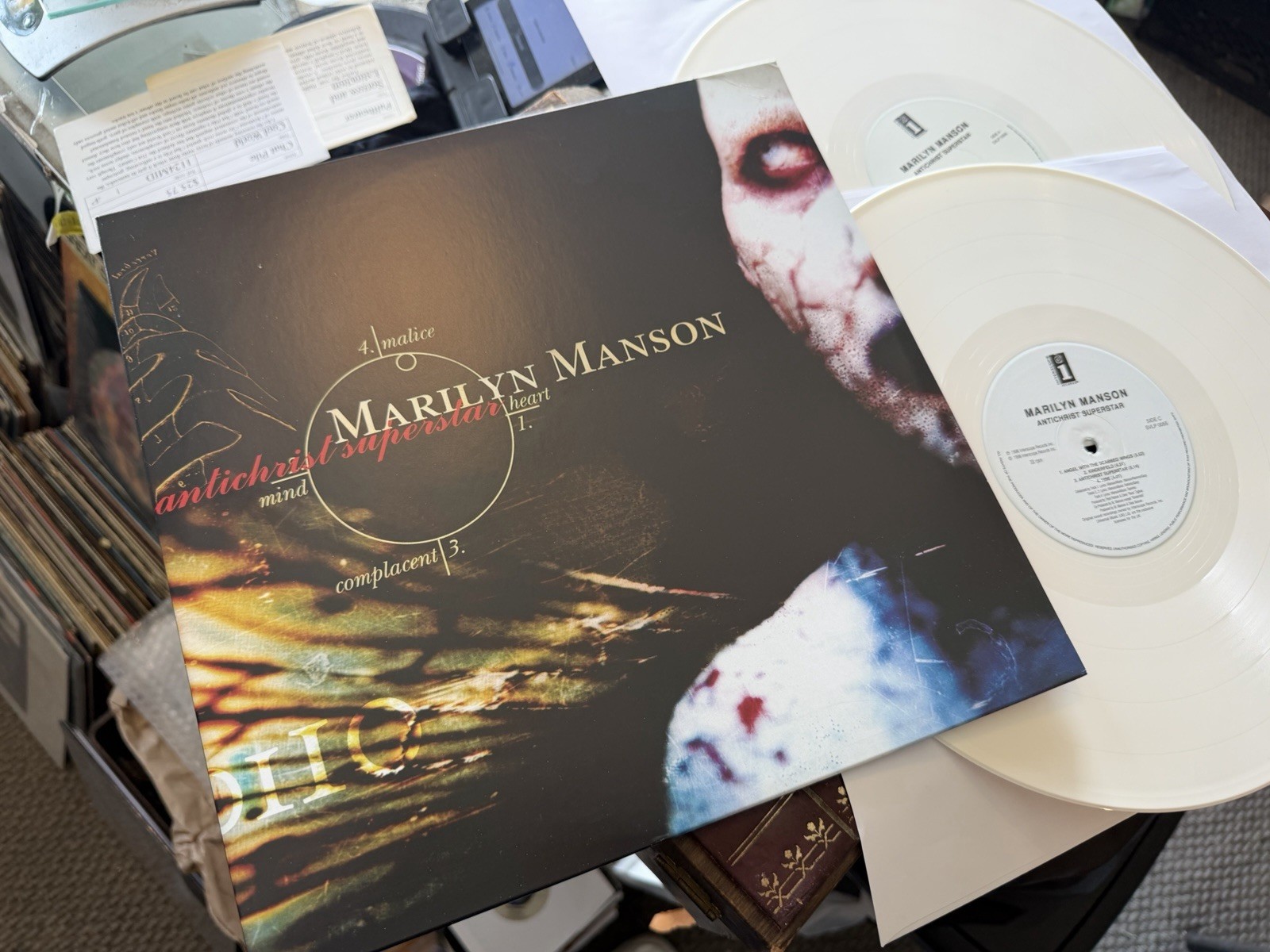Marilyn Manson - Antichrist Superstar Nothing Import White Vinyl Bonus Track