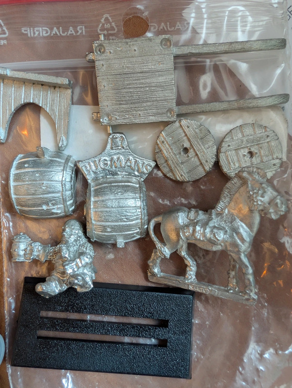 Warhammer citadel c22 bugman's cart metal original