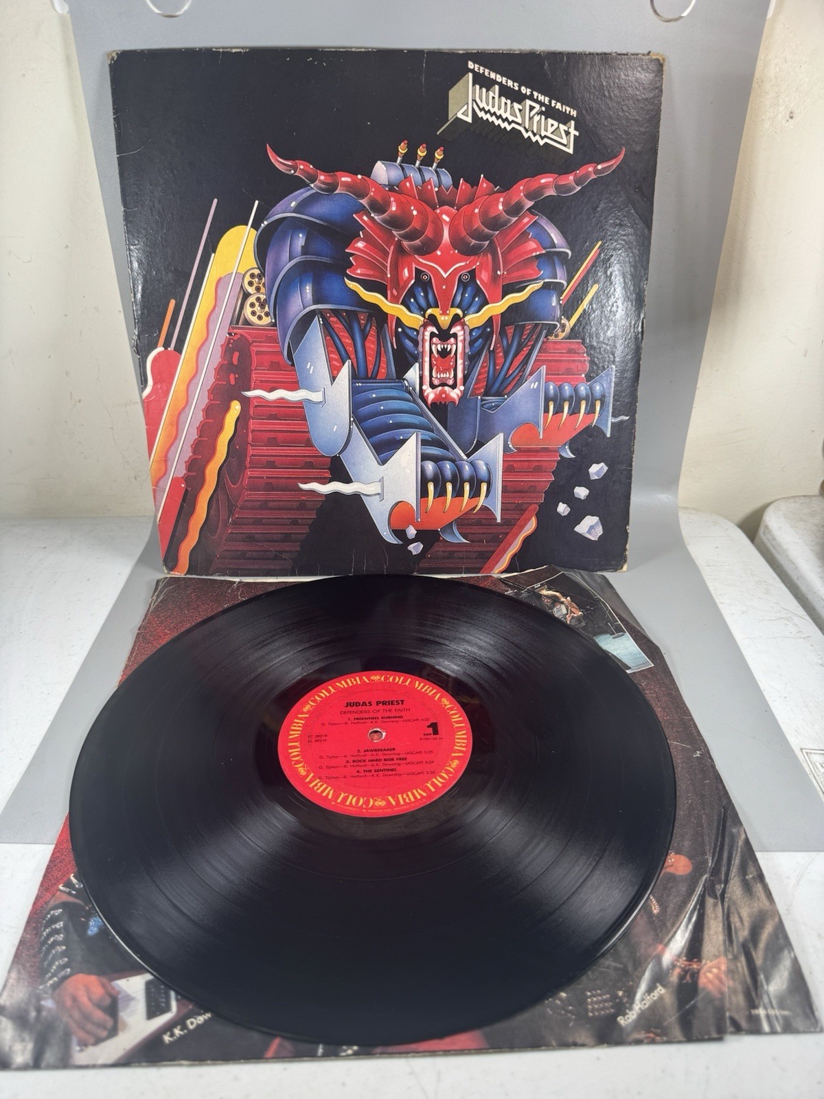 Vintage 1984 Judas Priest Defenders Of The Faith LP Vinyl FC 39219 Columbia