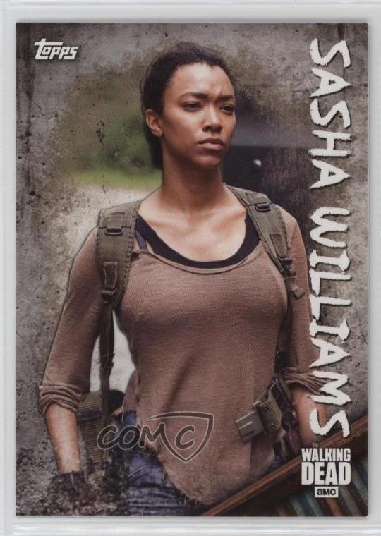 2017 Topps The Walking Dead Season 6 Characters Sasha Williams #C-10 0nr3
