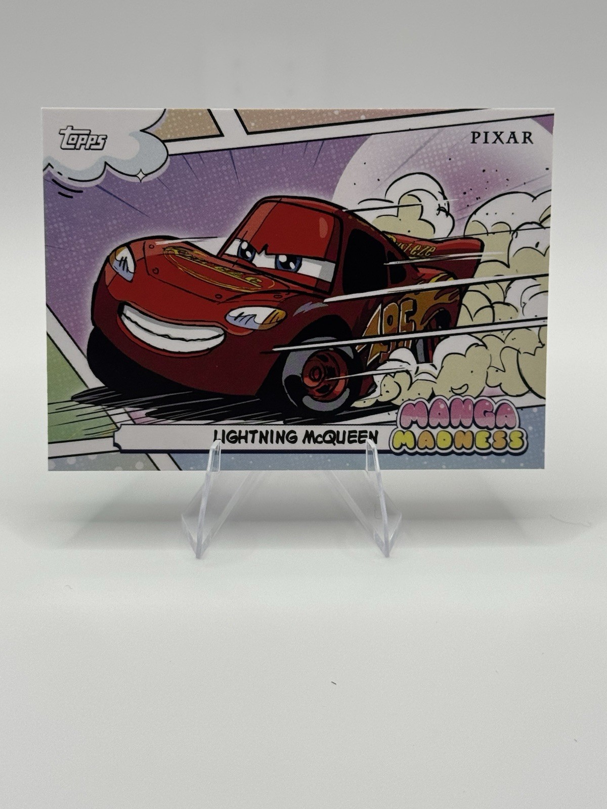 2026 Topps Disney Neon Lightning McQueen Manga Follia