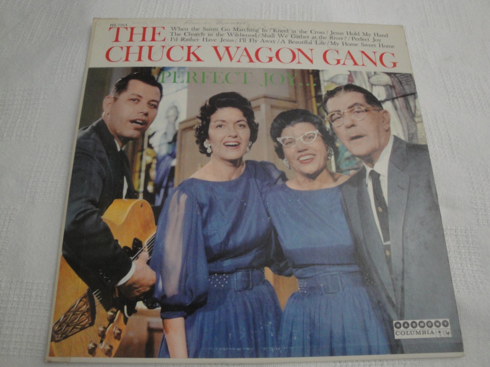 THE CHUCK WAGON GANG - perfect joy VINYL LP ALBUM COLUMBIA RECORDS HARMONY
