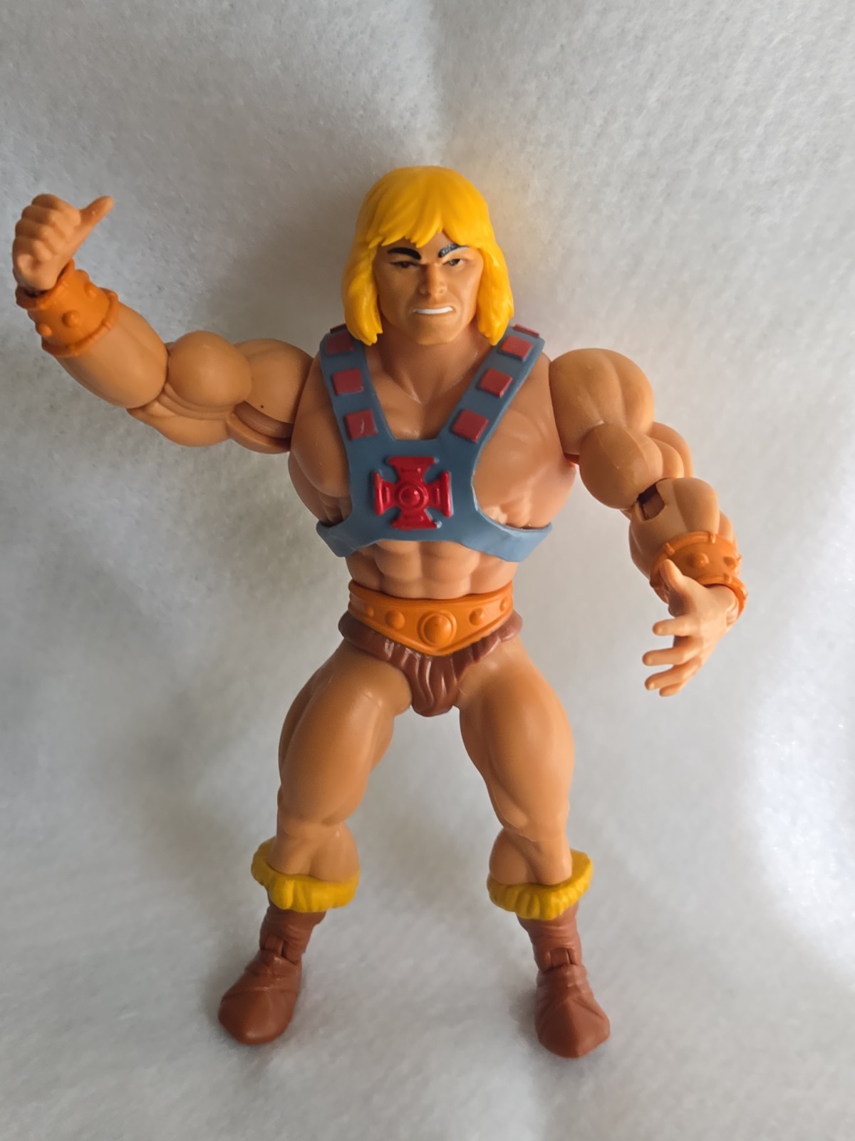 MOTU, He-Man, Masters of the Universe, vintage, originale, personaggio con imbracatura