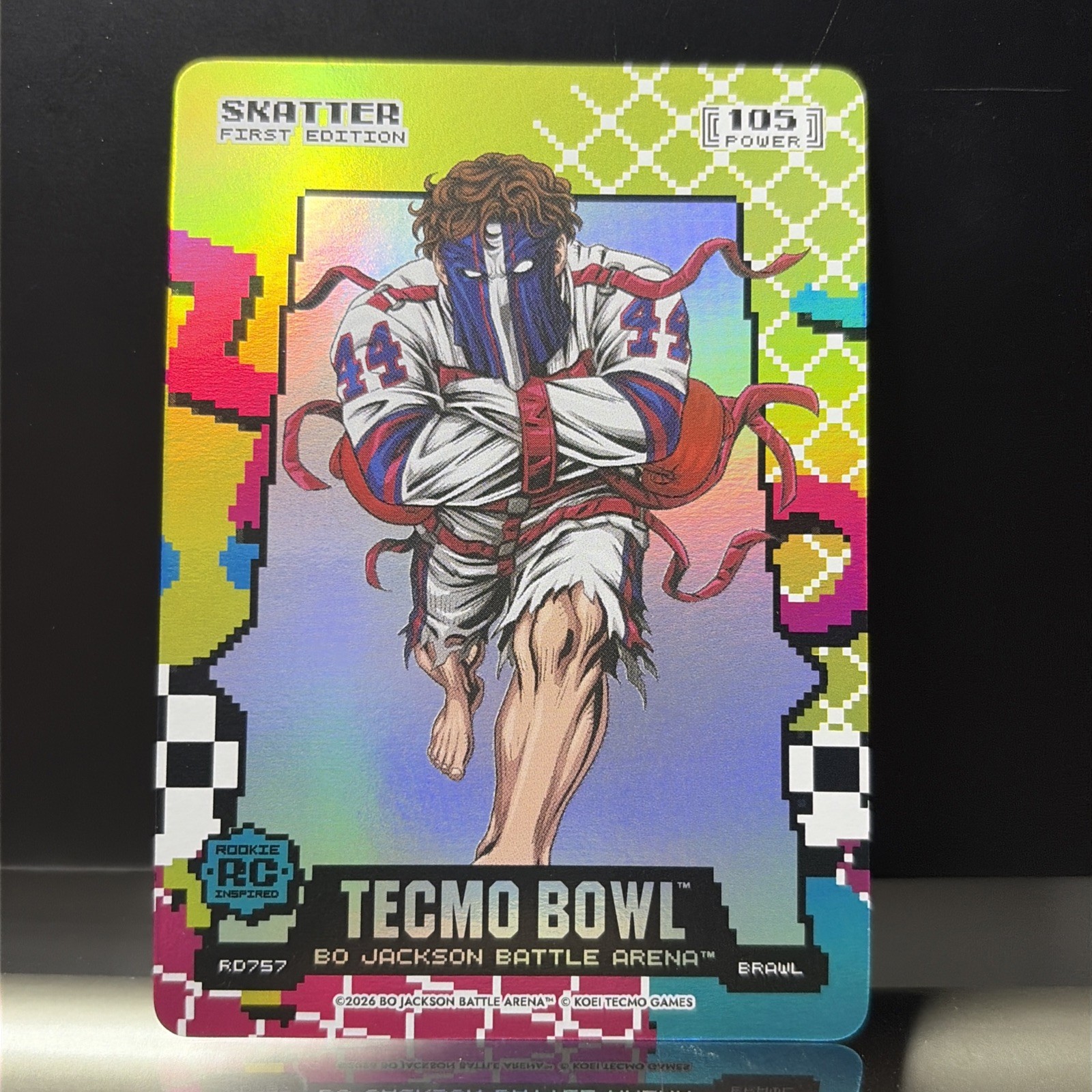 Skatter Tecmo Bowl Bo Jackson Battle Arena RD757 Cam Skattebo anni 80 ruota