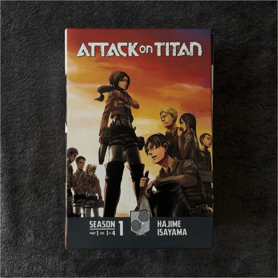 Attack on Titan Season 1 Part 1 Vol. 1-4 Box Set EN 2012
