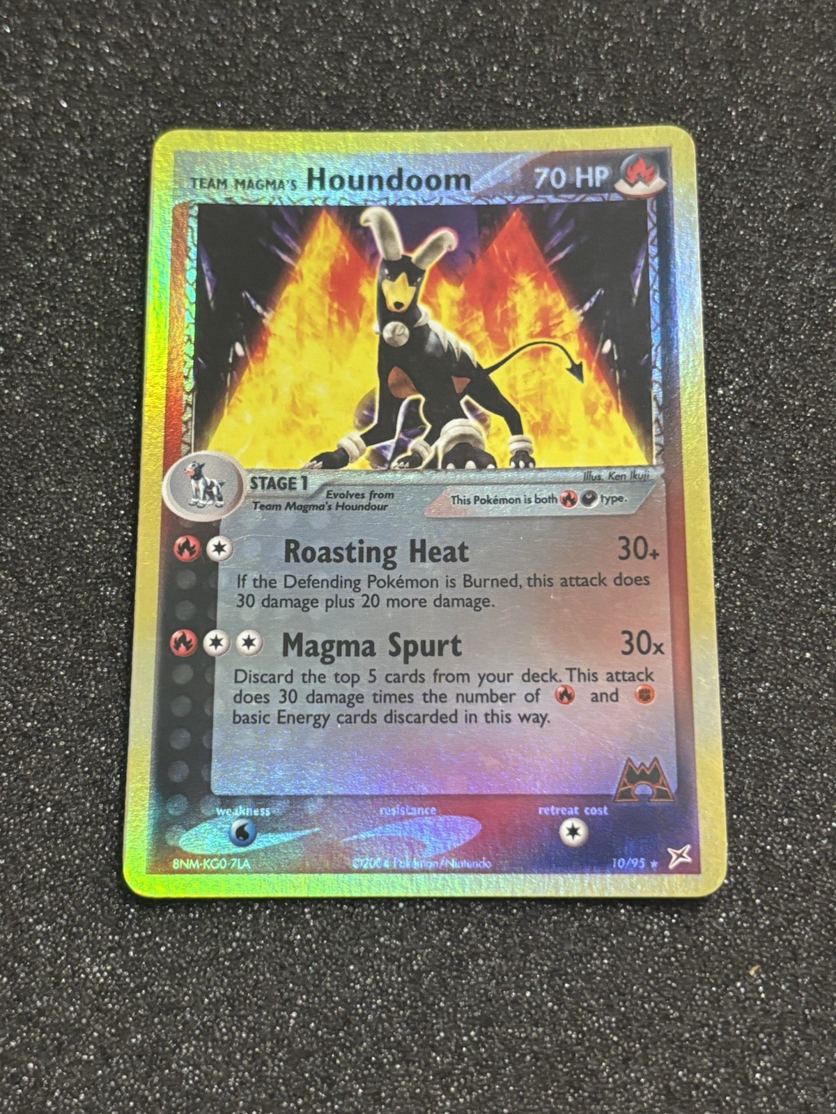 Team Magma's Houndoom 10/95 Reverse Holo Team Magma vs Team Aqua 2004 Lp+