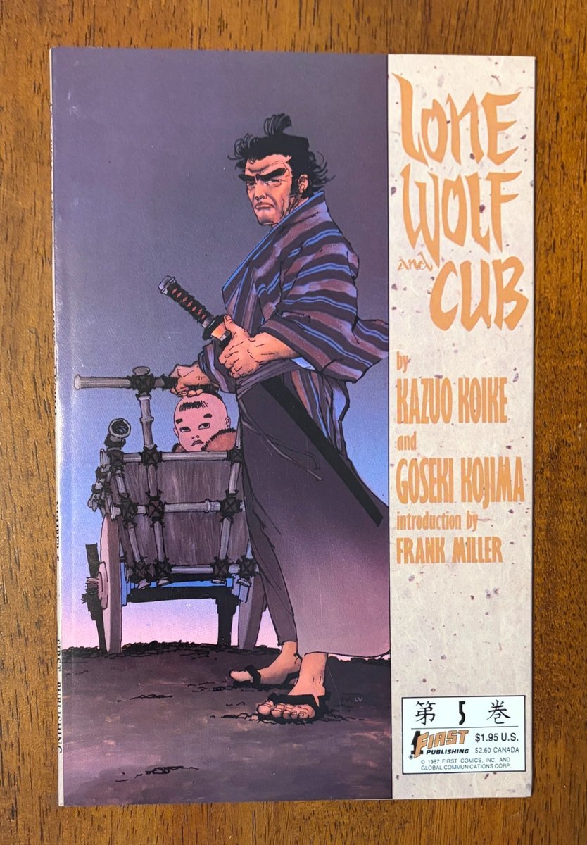 LONE WOLF AND CUB #5 (Primi fumetti 1987) -- Frank Miller -- VF/NM