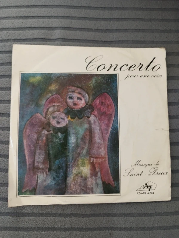 Vinil 7" Saint-Preux - Concerto pour une Voix (1969) Original