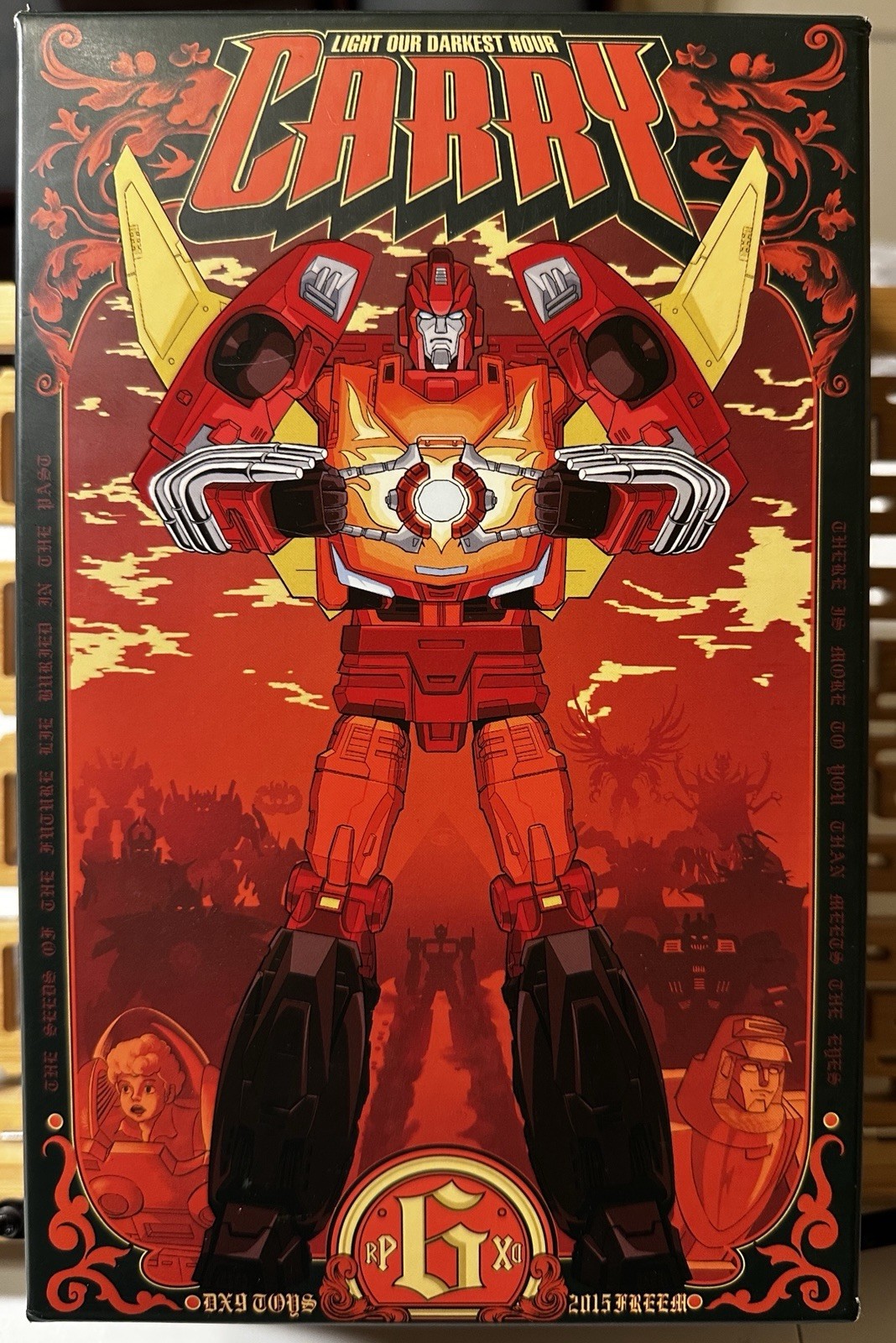 DX9 Toys D06 Carry Transformers personaggio Rodimus di terze parti usato