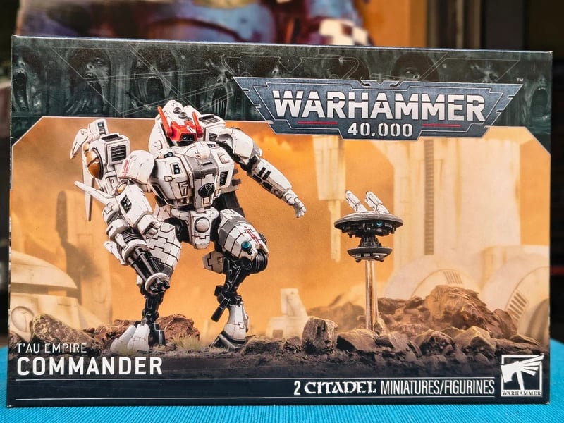 🔨 Warhammer 40k - T'Au Empire: Commander (XV85 Enforcer / XV86 Coldstar Battlesuit) - Nuovo NIB
