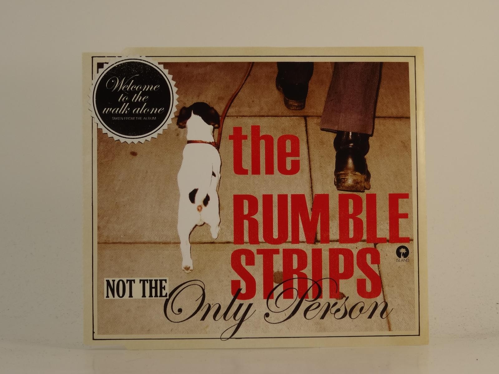 THE RUMBLE STRIPS NOT THE ONLY PERSON (H1) 2 Track CD Single plus Picture Sleeve