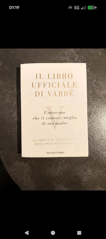 Libro ufficiale di Vabbè