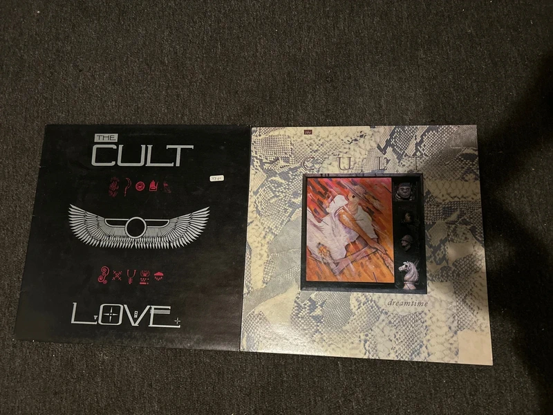 The Cult 2 LP vinyl album set post punk rock