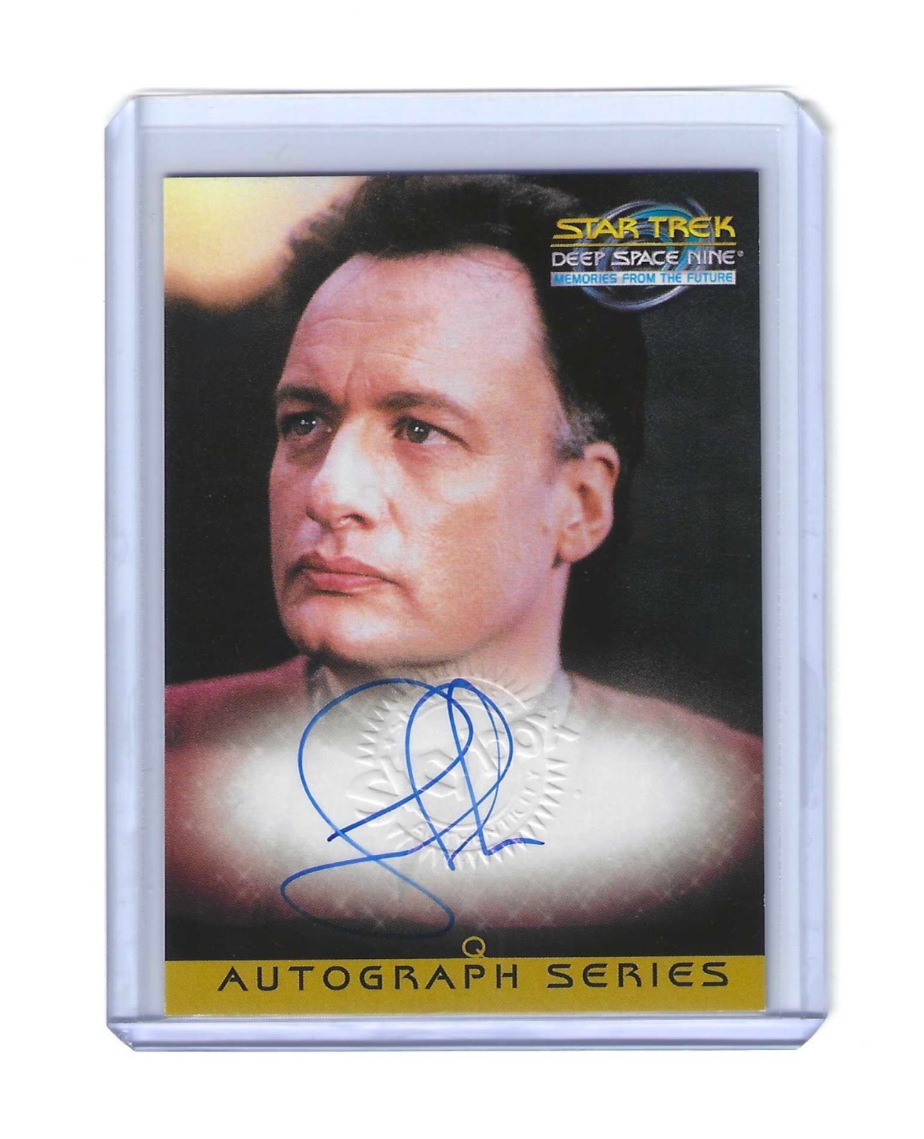 TREK DEEP SPACE NINE DS9 MEMORIES FROM THE FUTURE AUTOGRAPH A13 JOHN DE LANCIE