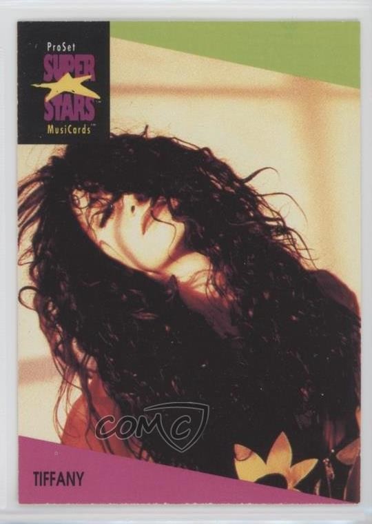 1991-92 Pro Set Super Stars MusiCards Tiffany #96 0i7w