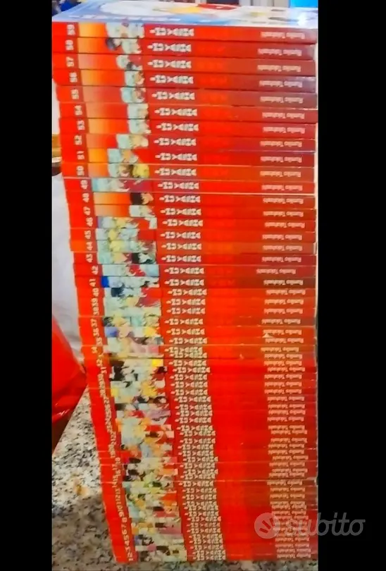 Inuyasha - serie rossa 1° Ed. + 4 serie manga